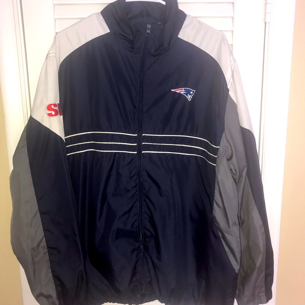 New England Patriots Sports Illustrated Windbreaker Jacket Size Extra Large